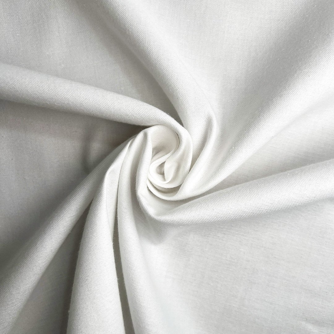 Cotton Poplin — White